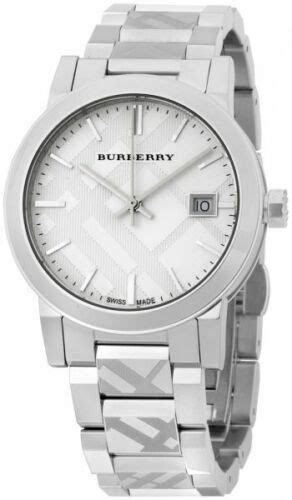 Genuine Ladies Burberry The City BU9144 Silver Watch 